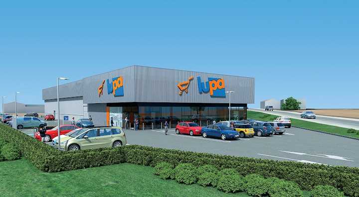 Fotografia tomada fuera de Lupa Supermercados - Supermercado en Roa, Burgos