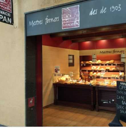 Fotografia tomada fuera de Macxipa - Panadería en Mataró, Barcelona