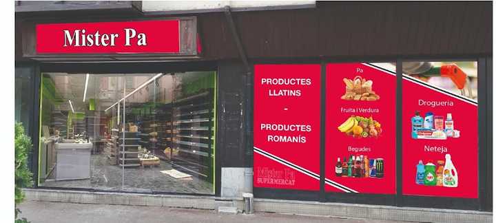 Fotografia tomada fuera de Mister Pa - Supermercado en Vielha, Lleida