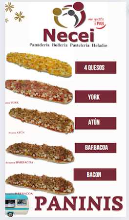 Fotografia tomada fuera de Necei - Especializados en Panadería , Pastelería , Bollería y Helados - Comercio en Malpartida de Cáceres, Cáceres