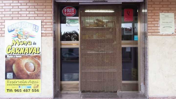 Fotografia tomada fuera de Panadería Horno Genares - Panadería en S. Isidro, Alicante