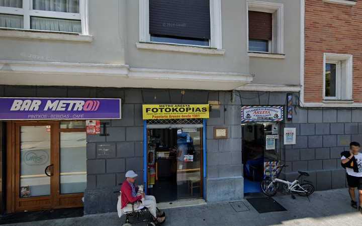 Fotografia tomada fuera de Txikidenda - Panadería en Getxo, Bizkaia