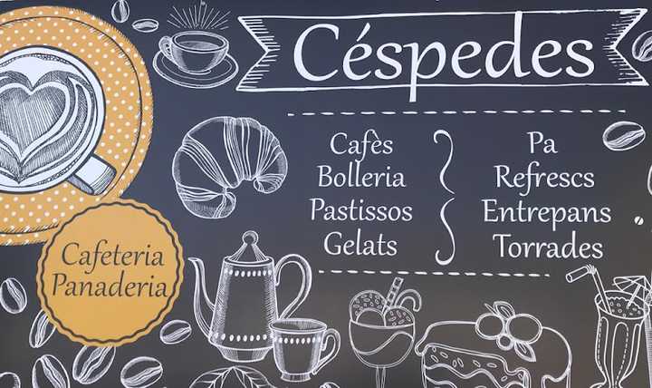 Fotografia tomada fuera de CAFETERIA PANADERIA CÉSPEDES - Cafetería en Alcoletge, Lleida