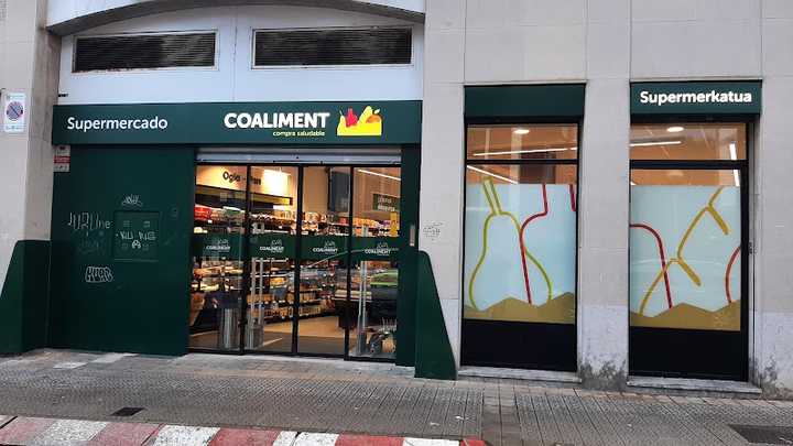 Fotografia tomada fuera de Coaliment Saludable - Supermarché en Durango, Bizkaia