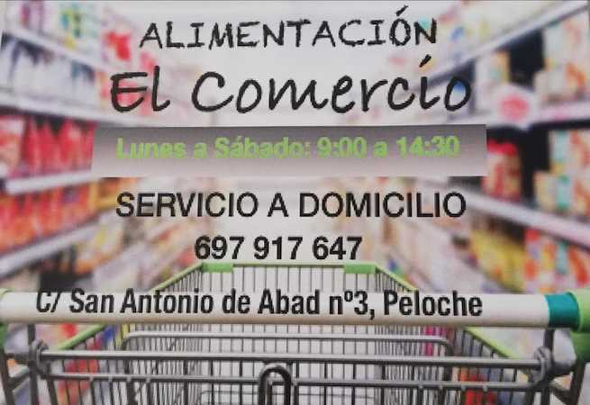 Fotografia tomada fuera de El Comercio - Supermercado en Peloche, Badajoz