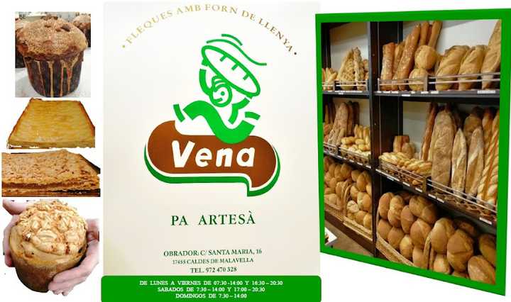 Fotografia tomada fuera de Fleca Venanci / Panaderia Venanci / Forn de Pa de Llenya - Forn de pa en Caldes de Malavella, Girona