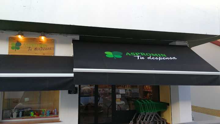 Fotografia tomada fuera de ASPROMIN Tu despensa - Supermercado en Minas de Riotinto, Huelva